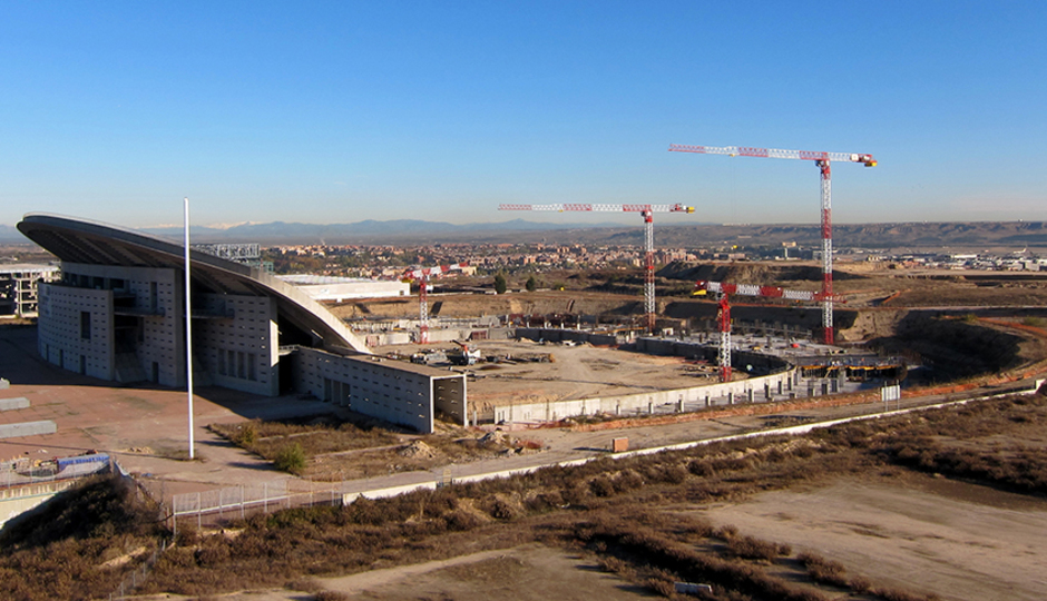 Obras Nuevo Estadio Noviembre 2013